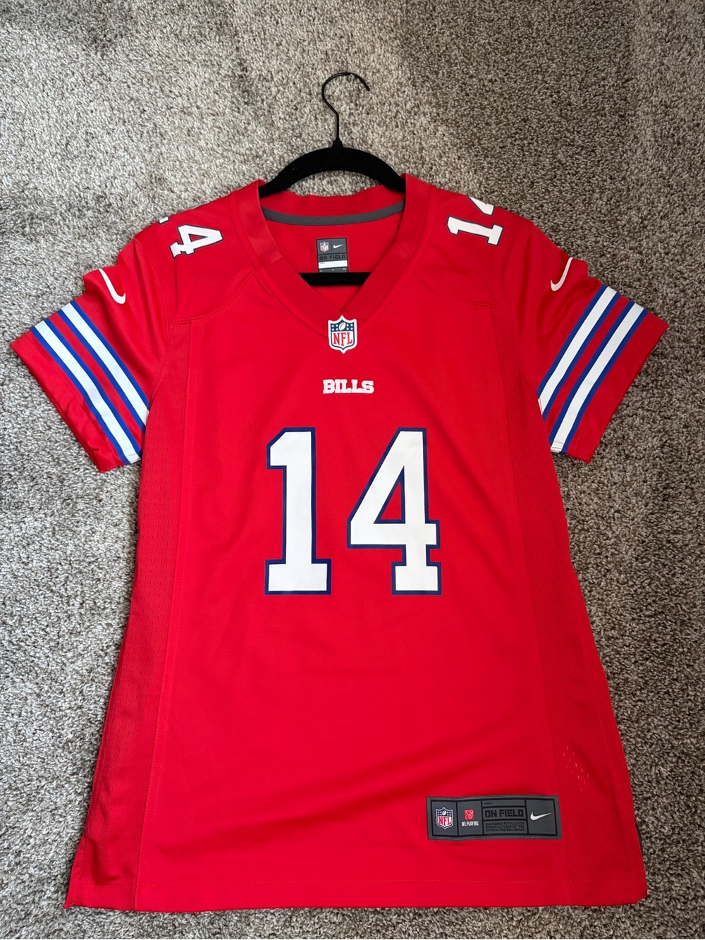 Nike Women’s Buffalo Bills Red No.14 Jersey (S. Diggs)